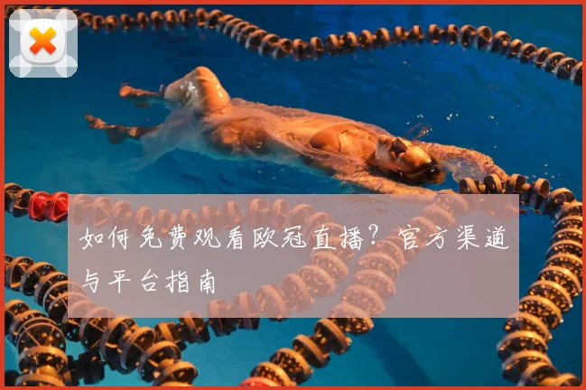如何免费观看欧冠直播？官方渠道与平台指南